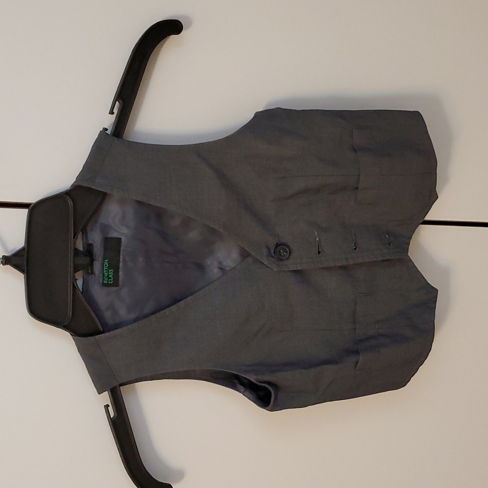 Boys dressy button vest